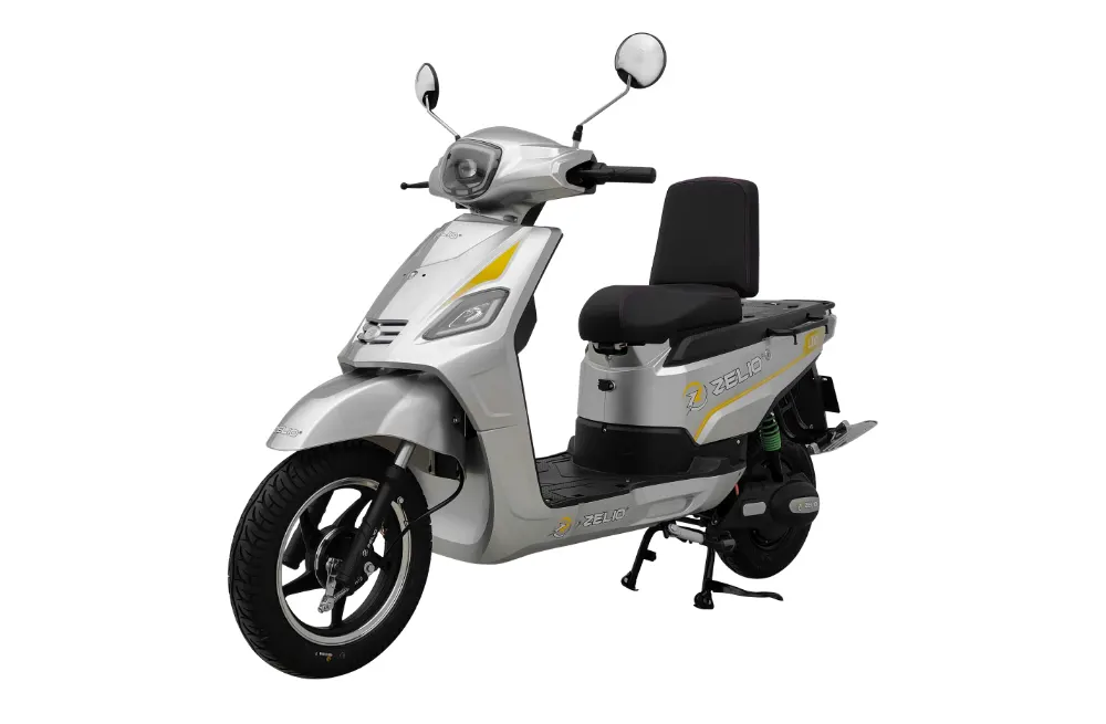 Premium electric vehicle close up